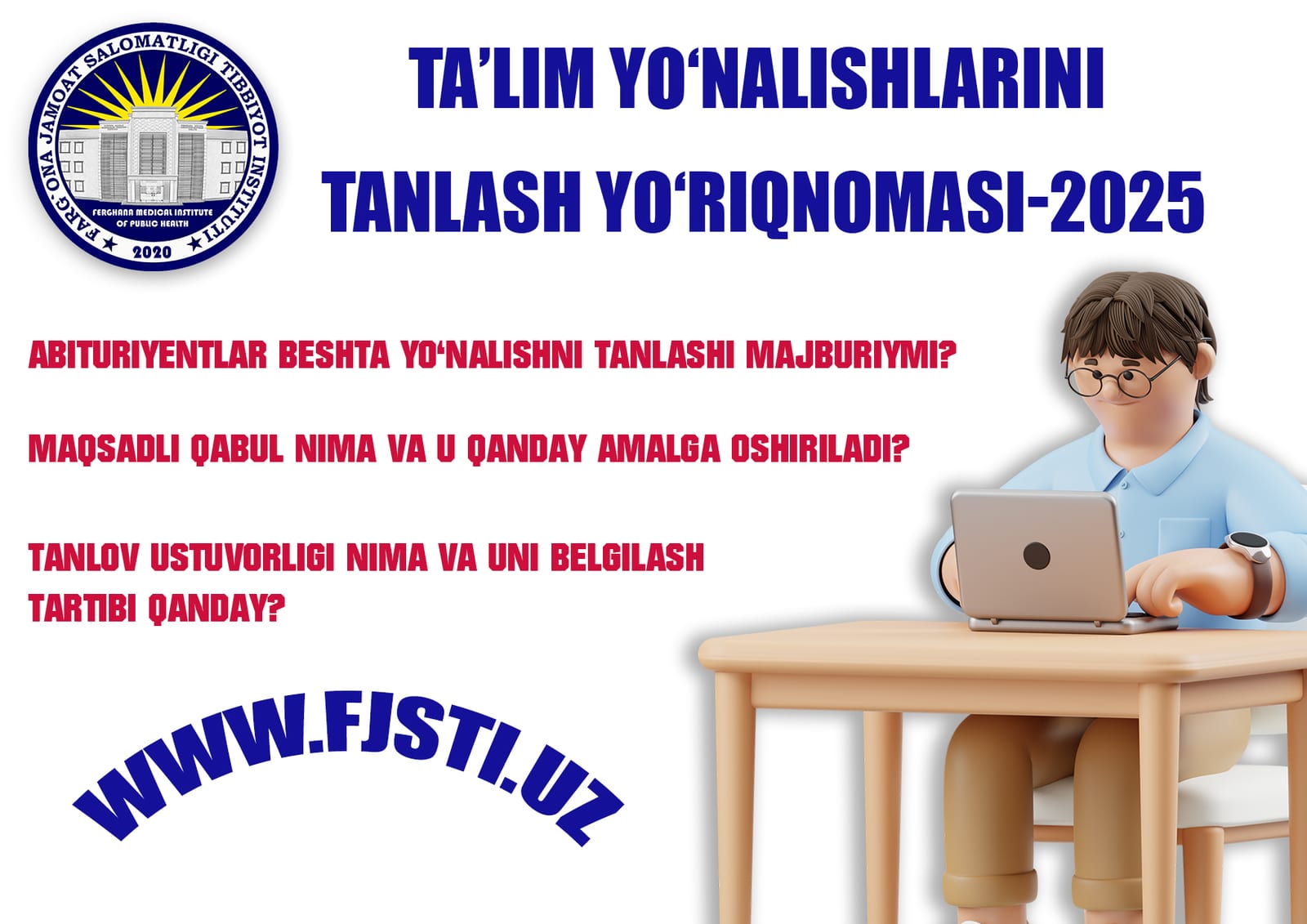 Ta’lim yo‘nalishlarini tanlash yo‘riqnomasi-2025