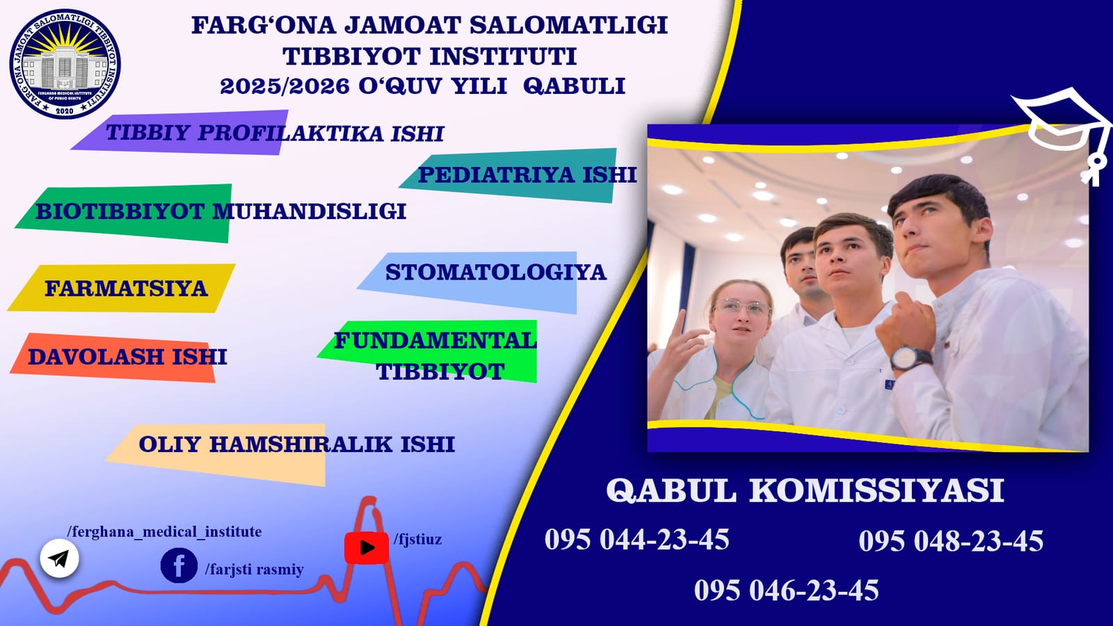Qabul komissiyasi va Call center